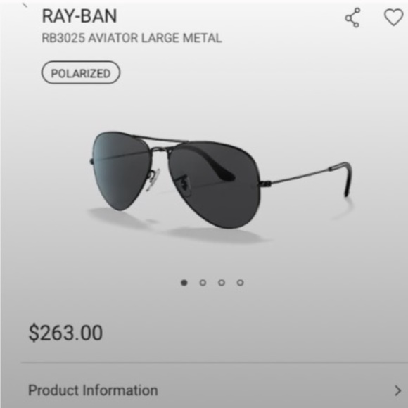 Ray Ban sunglasses
